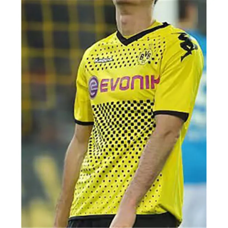 Borussia Dortmund 2011 - 2012 home retro jersey, yellow