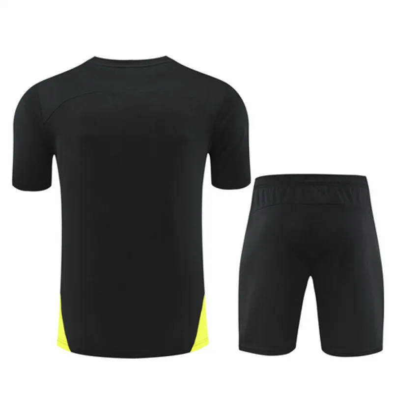 Borussia Dortmund maglia d'allenamento + shorts 2024/25, nero