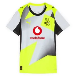 Dortmund 2025/26 Auswärts Damen Trikot - Grau/Grün