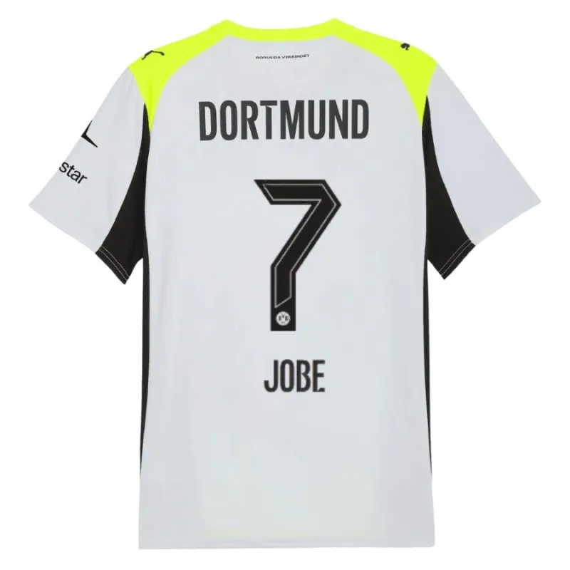 Dortmund JOBE 2025/26 Away Jersey - Grey/Green