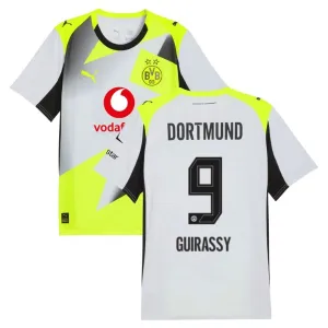 Dortmund GUIRASSY 2025/26 Auswärtstrikot - Grau/Grün