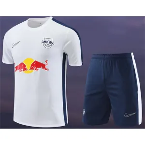 RB Leipzig 2024/25 branded training jersey and shorts, white