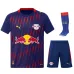 RB Leipzig 2025/26 Kinder-Auswärts-Trikot-Set - Blau