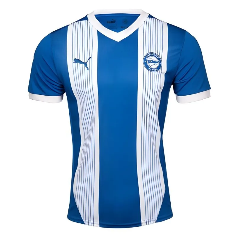 CA Alavés 2024/25 Home Jersey - Blue/White