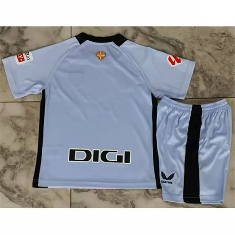 Athletic Bilbao Kinder Trikot + Shorts, Drittes Trikot 2024/25 - Grau