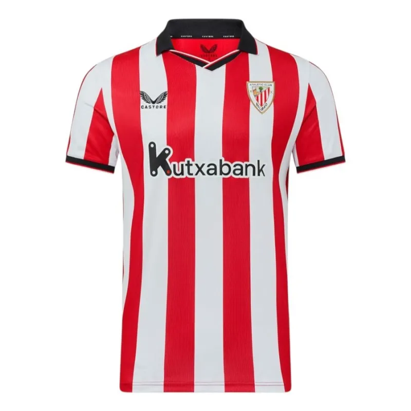 Conjunto de Camiseta Local Infantil Athletic Bilbao 2025/26 - Rojo/Blanco