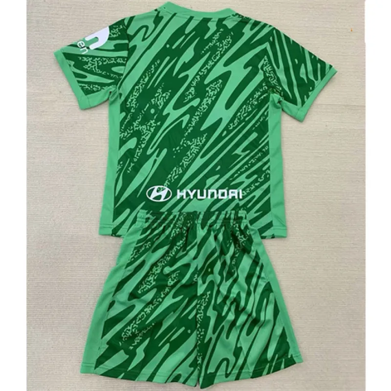 Atlético Madrid Kids' Goalkeeper Jersey and Shorts 2024/25 - Green