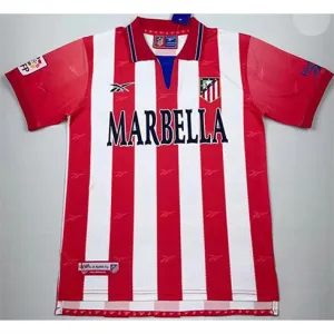 Atletico Madrid Retro Jersey 1998/99 Home - Red/White