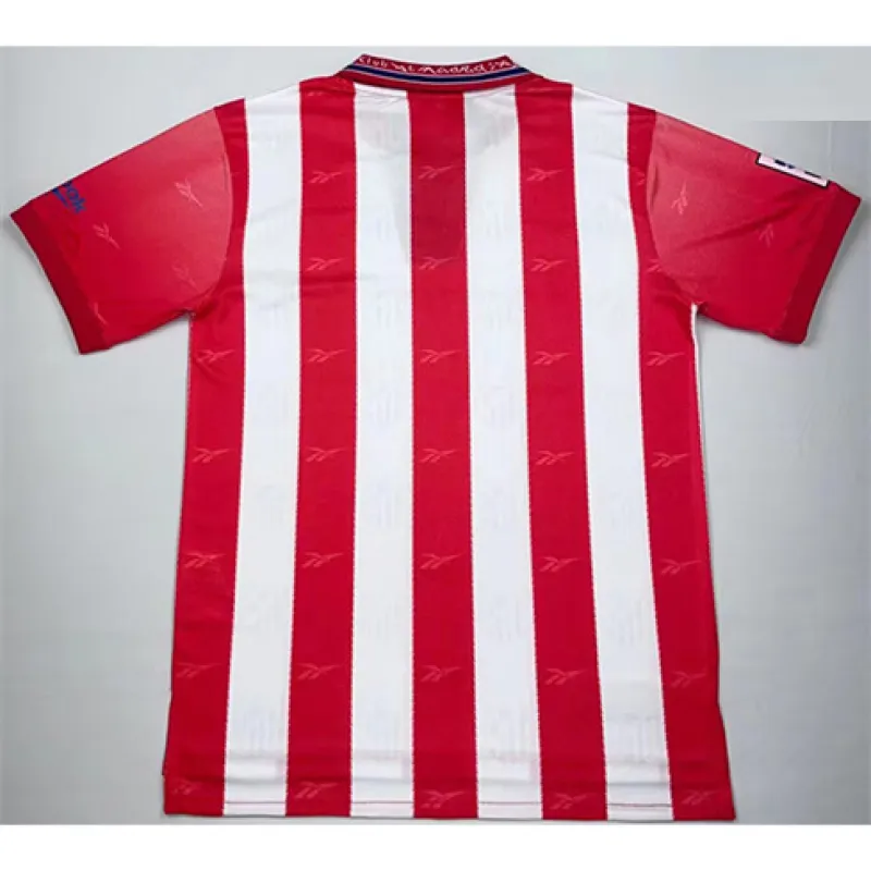 Camiseta retro de Atletico Madrid 1998/99 de local - Rojo/Blanco