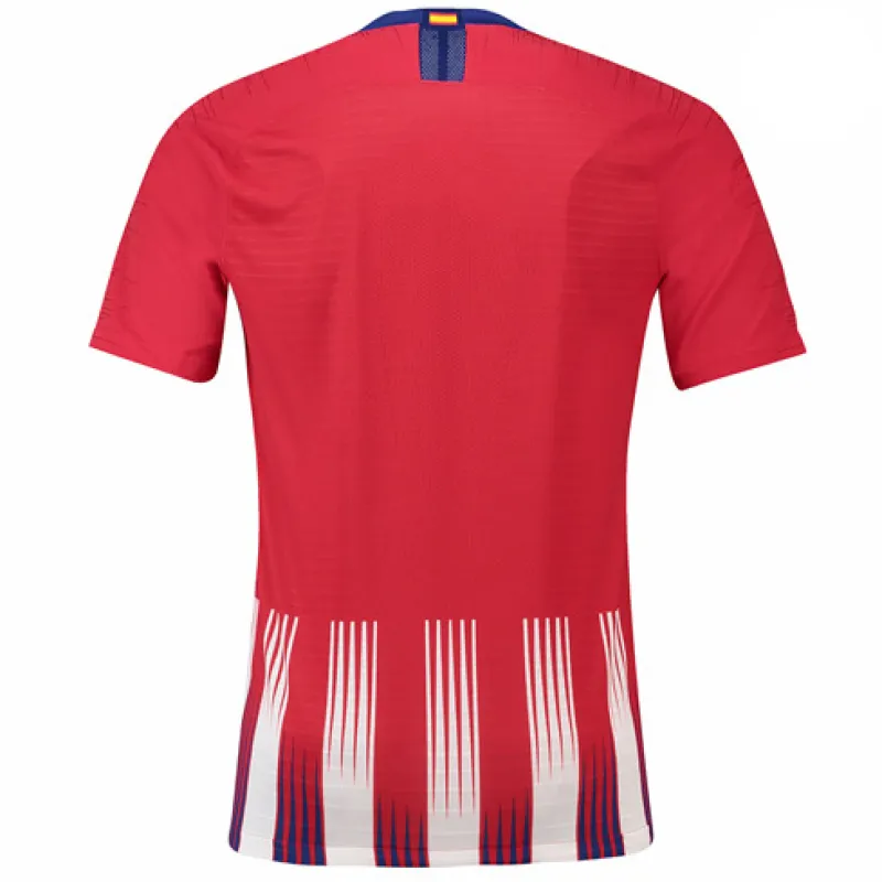 Atletico Madrid Retro Langarm-Trikot 2019 Heimspiel - Rot/Weiß