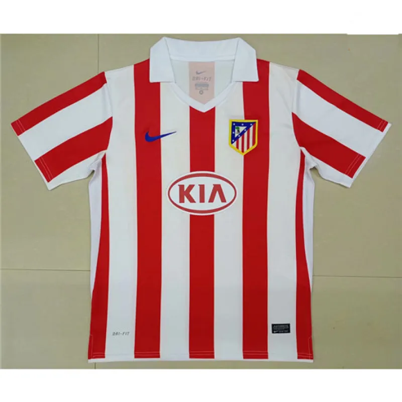 Atletico Madrid Retro-Trikot 2010/11 Heimspiel - Rot/Weiß