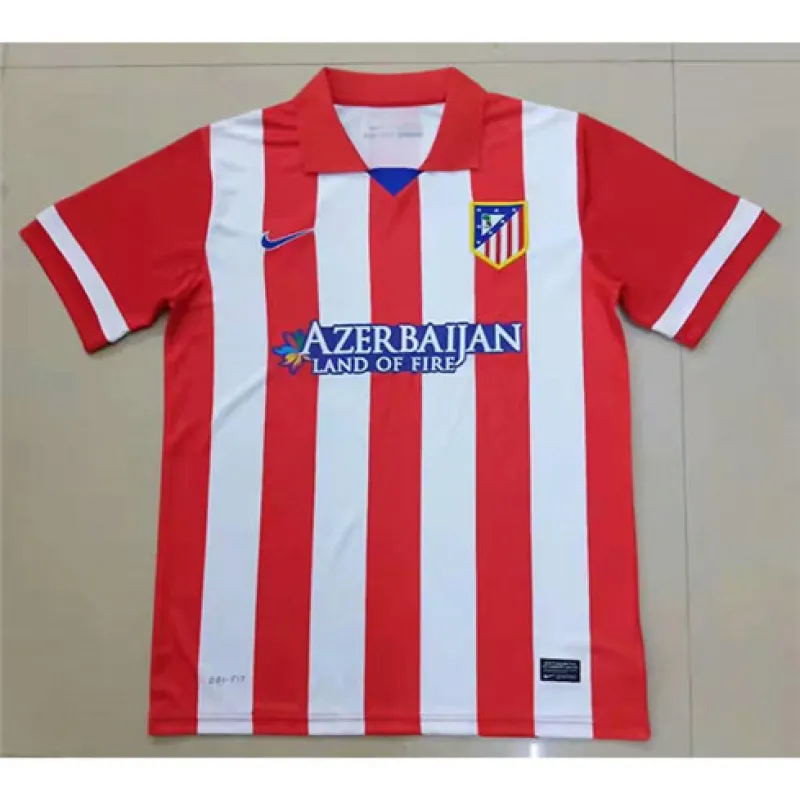Atletico Madrid Retro Jersey 2013/14 Home - Red/White