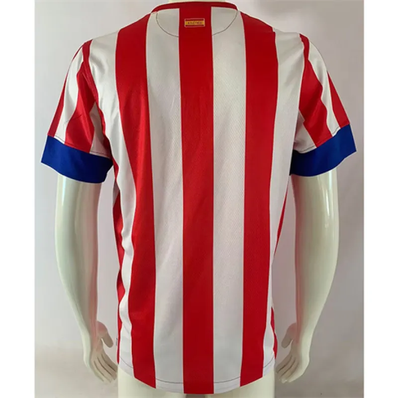 Maillot rétro d'Atletico Madrid 2012/13 domicile - Rouge/Blanc