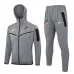 Atletico Madrid Hooded Sports Jacket 2024/25 - Grey