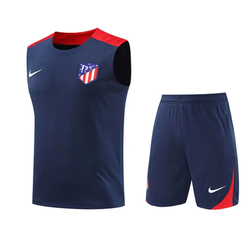 Ensemble short et gilet d'Atletico Madrid 2024/25 - Bleu