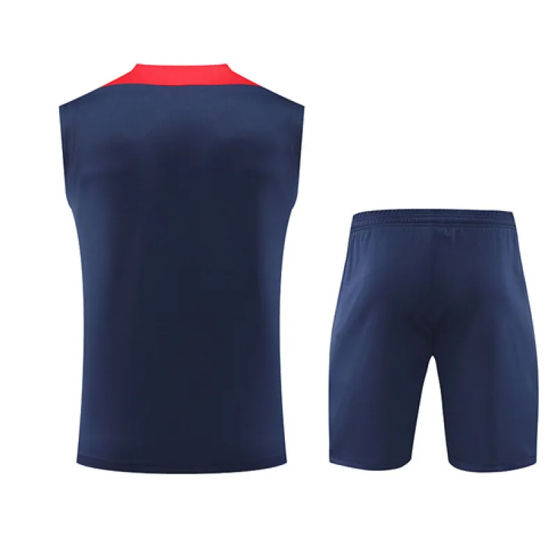 Ensemble short et gilet d'Atletico Madrid 2024/25 - Bleu