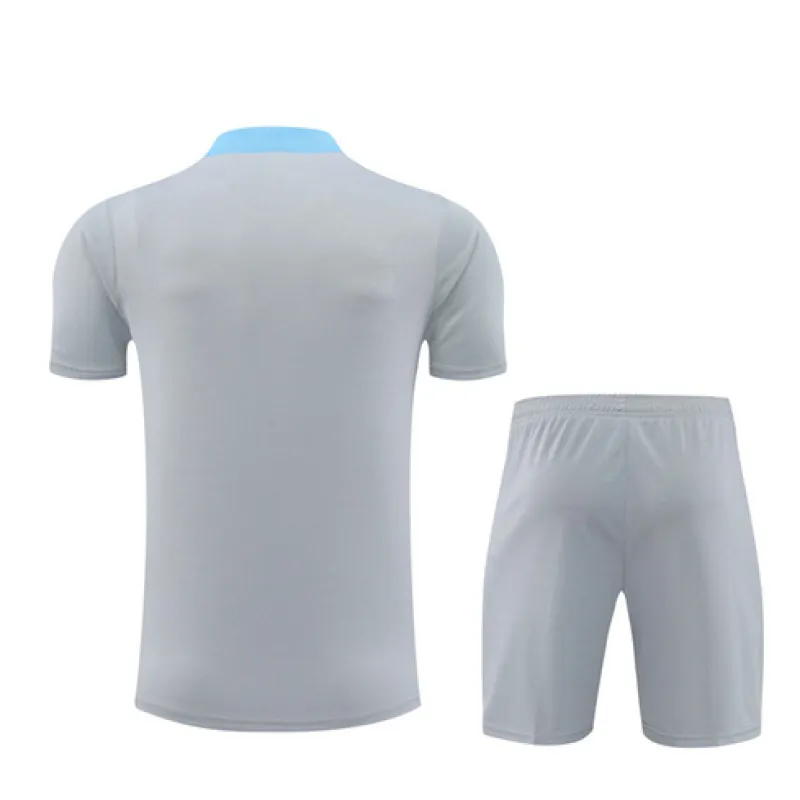 Atletico Madrid Children's Training Shirt + Shorts 2024/25 - Grey