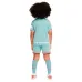 Ensemble de maillot pour enfants d'Atlético Madrid pour les matchs à l'extérieur 2024/25 - Cyan
