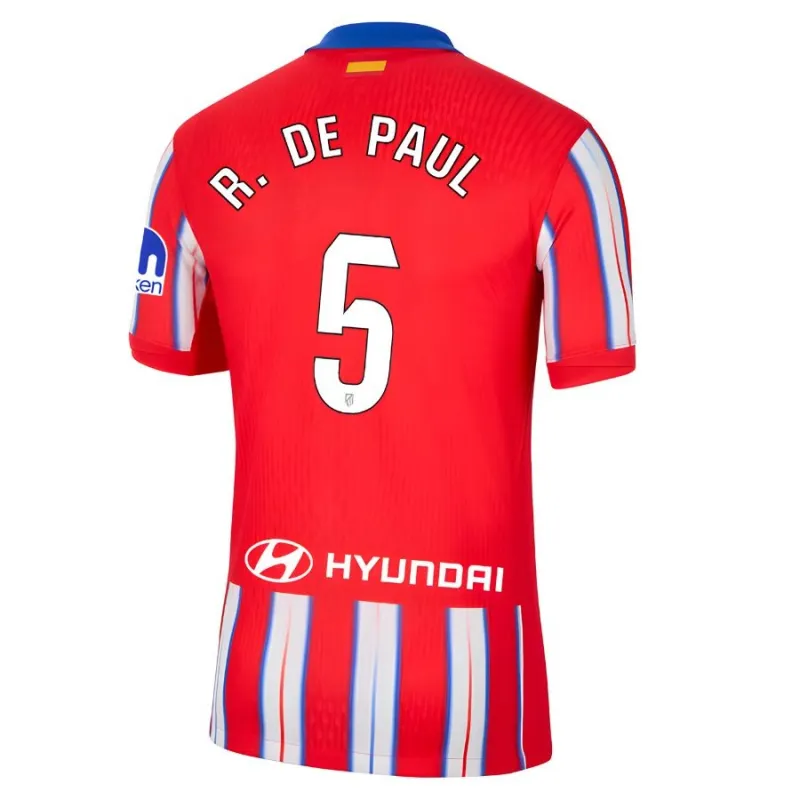 Maglia di casa di Atlético Madrid 2024/25 di Paul - Rosso/Bianco