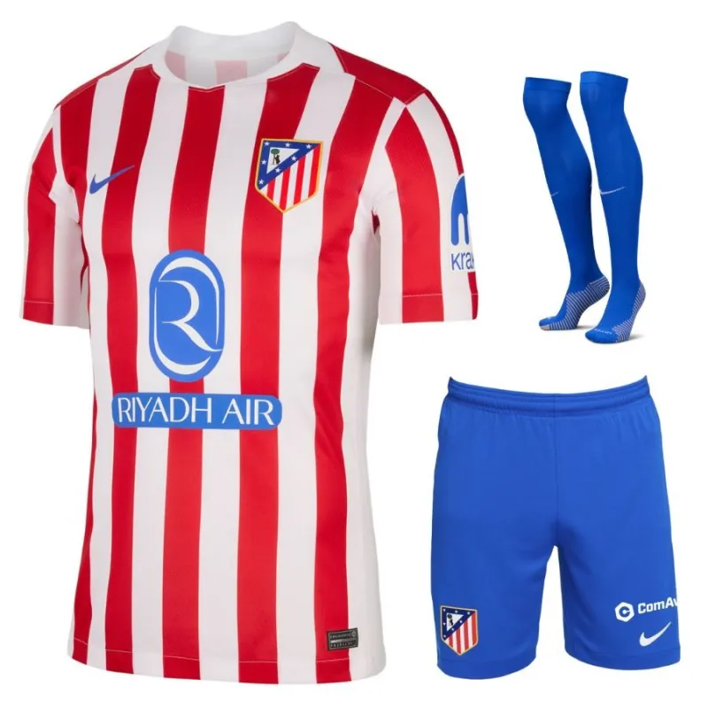 Atlético Madrid Kids' Kit 2025/26 Home - Red/White