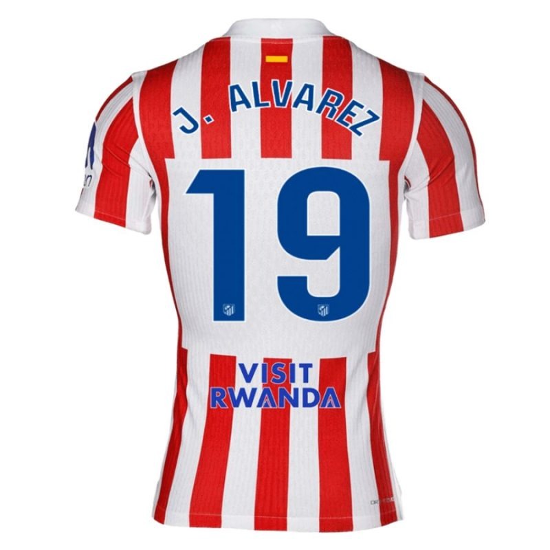 Álvarez Atlético Madrid 2025/26 Kinder-Heimtrikot-Set - Rot/Weiß