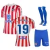 Álvarez Atlético Madrid 2025/26 Kinder-Heimtrikot-Set - Rot/Weiß
