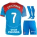 Atlético Madrid GRIEZMANN 2025/26 Conjunto de Camiseta Tercera para Niños - Azul