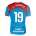 Atletico Madrid J.ALVREZ 2025/26 Kids' Third Jersey Set - Blue