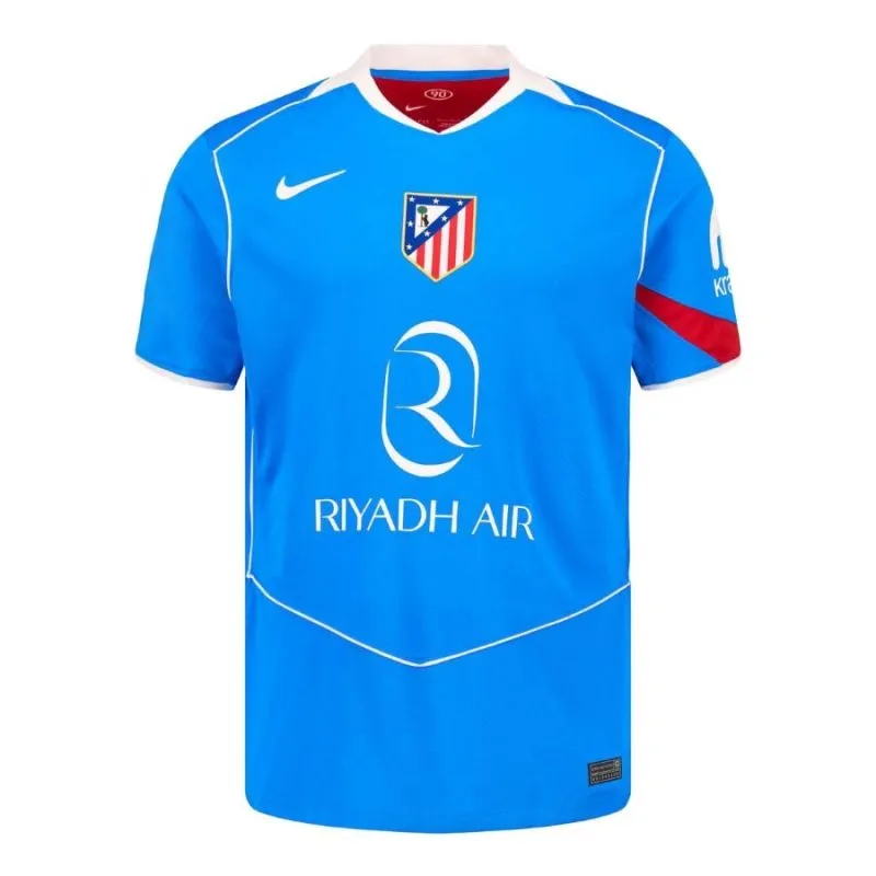 Atletico Madrid SØRLOTH 2025/26 Kinder-Drittes Trikot-Set - Blau