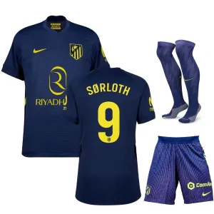 Atlético de Madrid SØRLOTH 2025/26 Ensemble extérieur enfant - Bleu