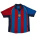 Barcelona RIVALDO 2001/02 Camiseta Local Retro - Rojo/Azul