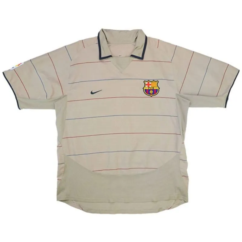 Barcelona RONALDINHO 2003 2005 Retro Away Jersey - Yellow