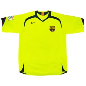 ​​Barcelona 2005/06 Retro Away Jersey - Green​​