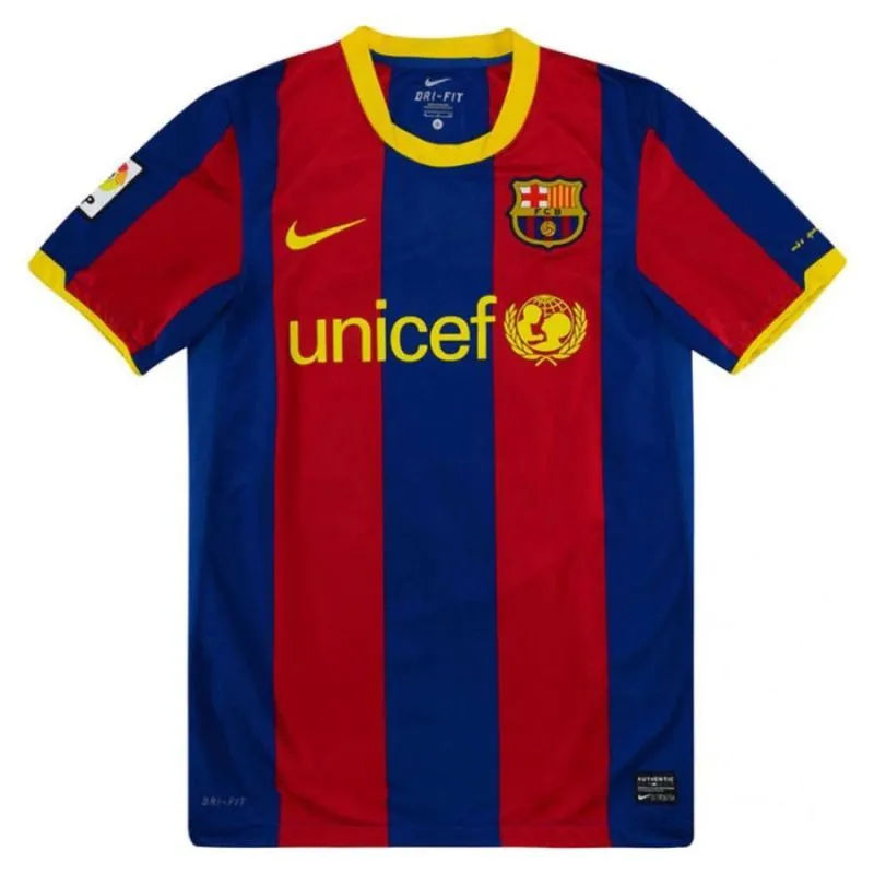 Camiseta Retro de Local XAVI 2010/11 del Barcelona - Rojo/Azul