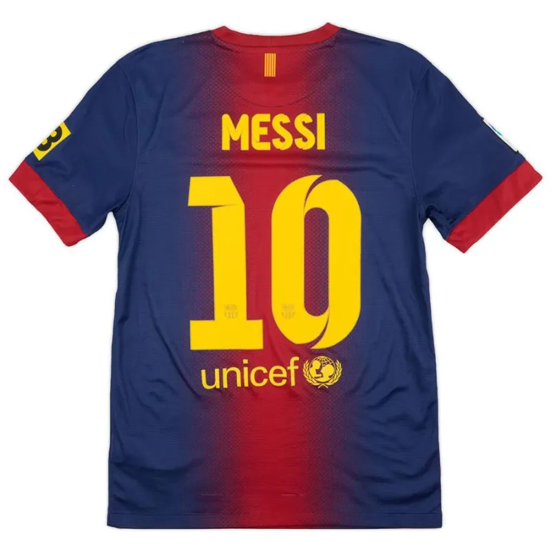 Barcelona MESSI 2012/13 Retro Home Jersey - Red/Blue
