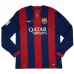 Barcelona NEYMAR 2014/15 Retro Long Sleeve Home Jersey - Red/Blue