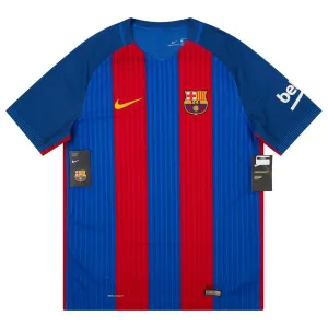 Barcelona 2016/17 Retro Home Jersey - Red/Blue
