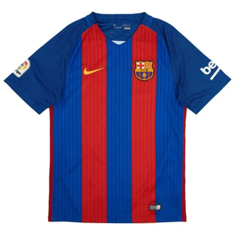 Barcelona NEYMAR 2016/17 Retro Heimtrikot - Rot/Blau