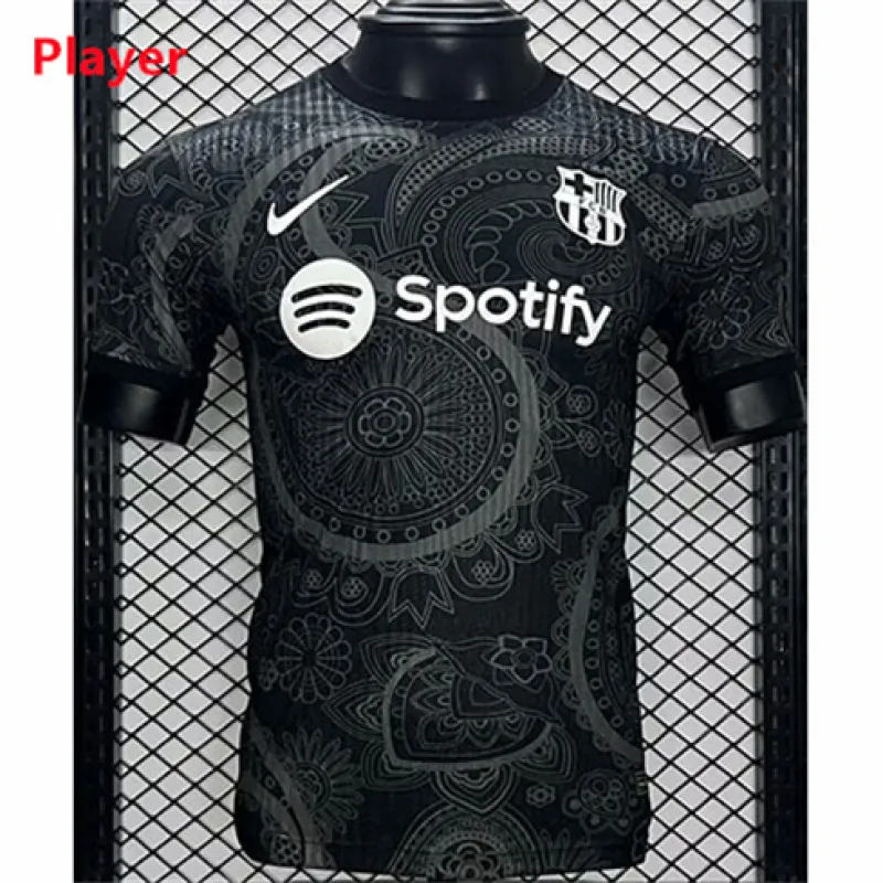 Camisa de entrenamiento de la versión de jugador del FC Barcelona 2024/25 - Negra