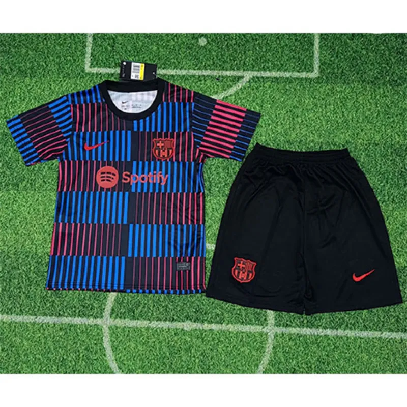 FC Barcelona Maillot et shorts pour enfants 2024/25 Édition spéciale - Rouge/Bleu