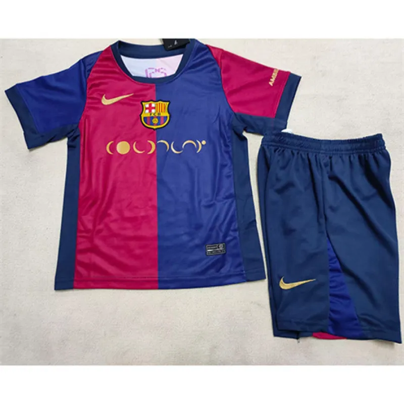 FC Barcelona Kids' Jersey + Shorts 2024/25 Special Edition - Red/Blue