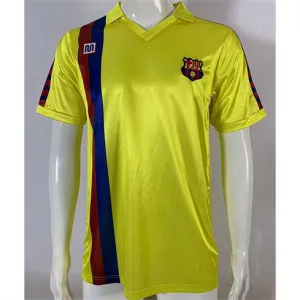FC Barcelona Retro Jersey 1982 - 84 Away - Yellow