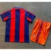 Camisa retro infantil del FC Barcelona 1991/92 campo de casa - Rojo/Azul