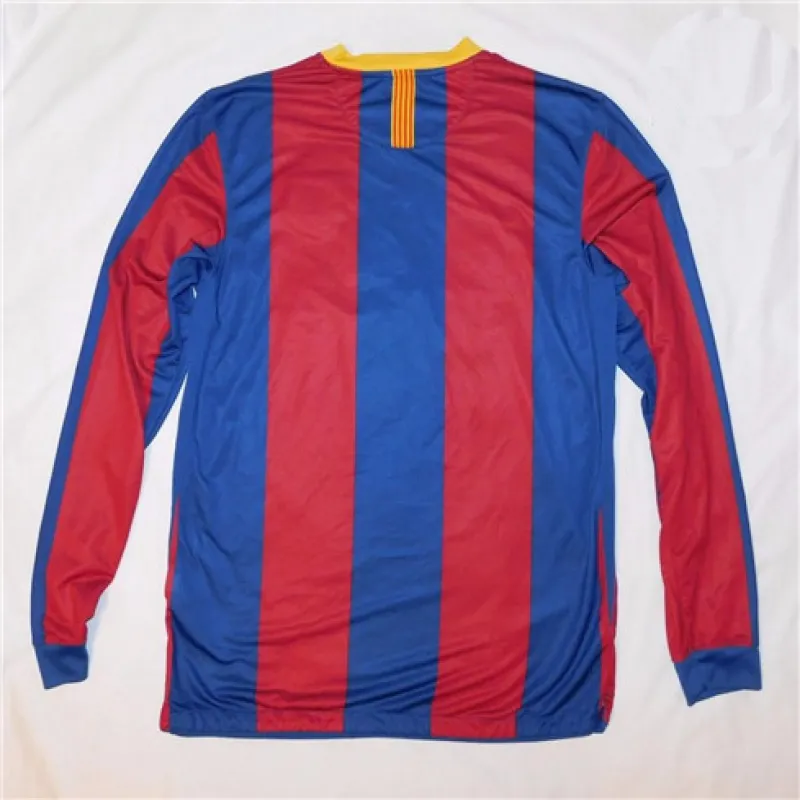 FC Barcelona Retro Long-Sleeved Jersey 1957-2007 Commemorative Edition - Red/Blue