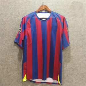 FC Barcelona Retro Jersey 2006 UCL Final Edition - Red/Blue