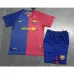 FC Barcelona Kinder-Retro-Trikot 2008/09 Heimspiel - Rot/Blau
