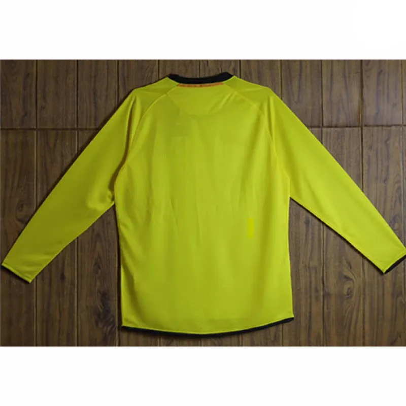 Camisa retro del FC Barcelona 2008/09 campo fuera - Amarillo