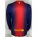 Camisa retro de manga larga del FC Barcelona 2012/13 campo de casa - Rojo/Azul