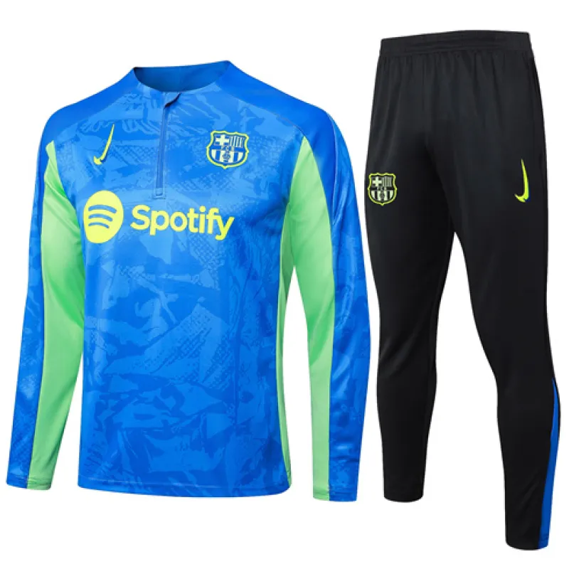 Habillement de sport du FC Barcelona 2024/25 - Bleu