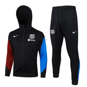 FC Barcelona Hooded Sports Jacket 2024/25 - Black